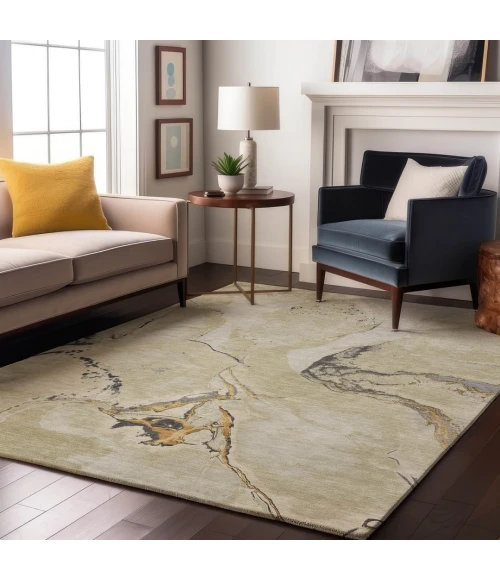 Addison Mayfield Ivory AMF1005 - 8ft. Round Rug