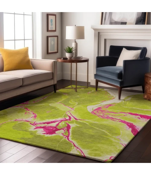 Addison Mayfield Green AMF1005 - 8ft. Round Rug
