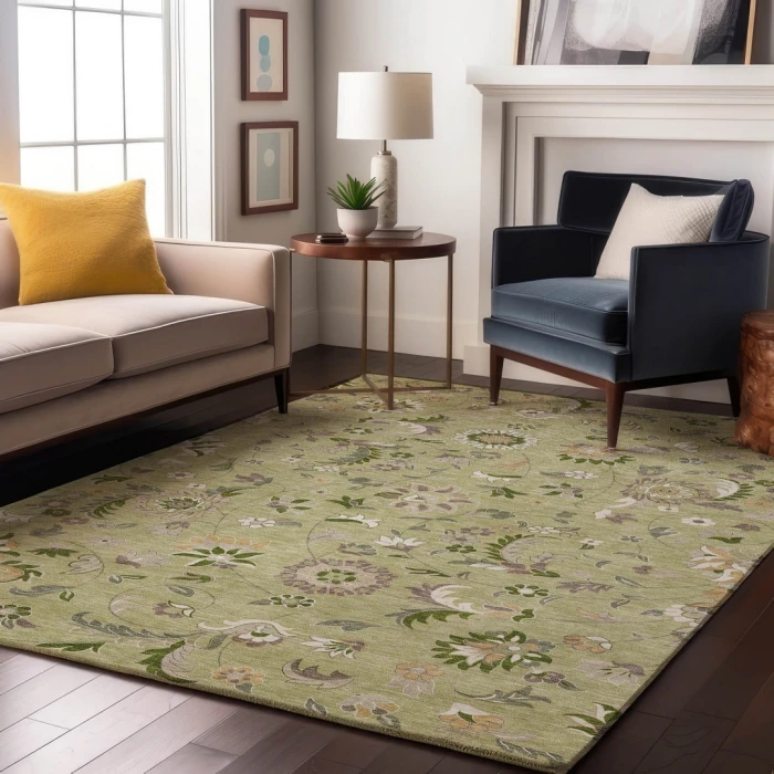 Addison Mayfield Green AMF1006 8ft. x 10ft. Rect. Rug