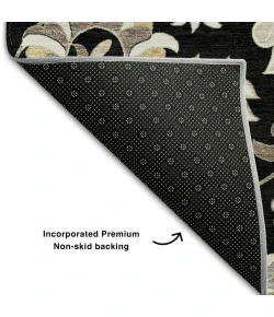 Addison Mayfield Black AMF1006 8ft. x 10ft. Rect. Rug