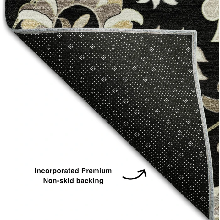 Addison Mayfield Black AMF1006 2ft. 3in. x 7ft. 6in. Rect. Rug