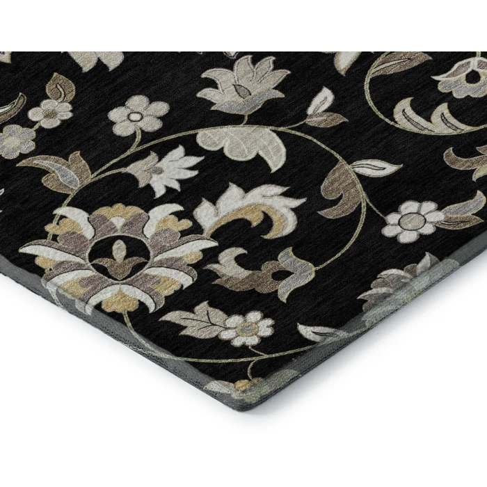Addison Mayfield Black AMF1006 2ft. 3in. x 7ft. 6in. Rect. Rug