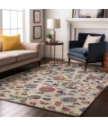 Addison Mayfield Ivory AMF1006 - 8ft. Round Rug