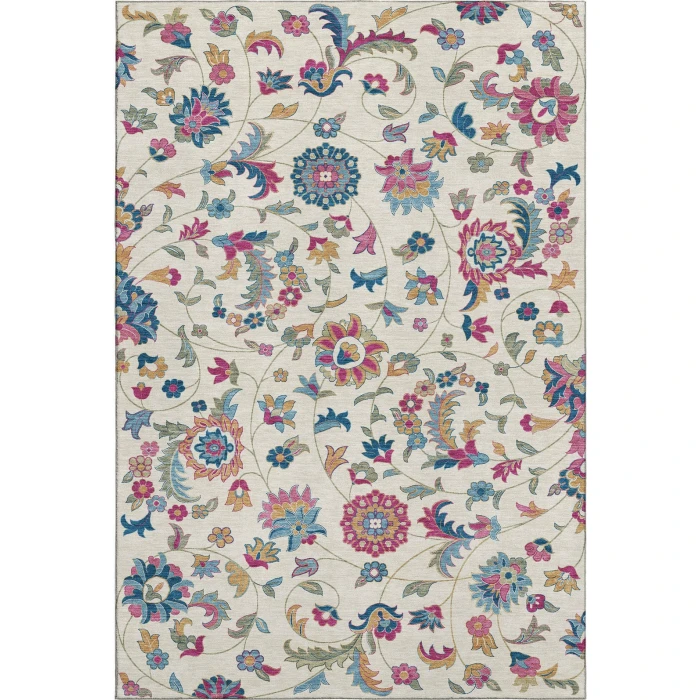 Addison Mayfield Ivory AMF1006 - 8ft. Round Rug