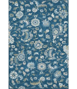 Addison Mayfield Blue AMF1006 - 8ft. Round Rug