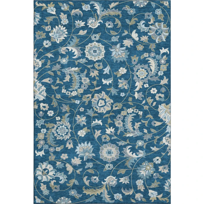 Addison Mayfield Blue AMF1006 - 8ft. Round Rug