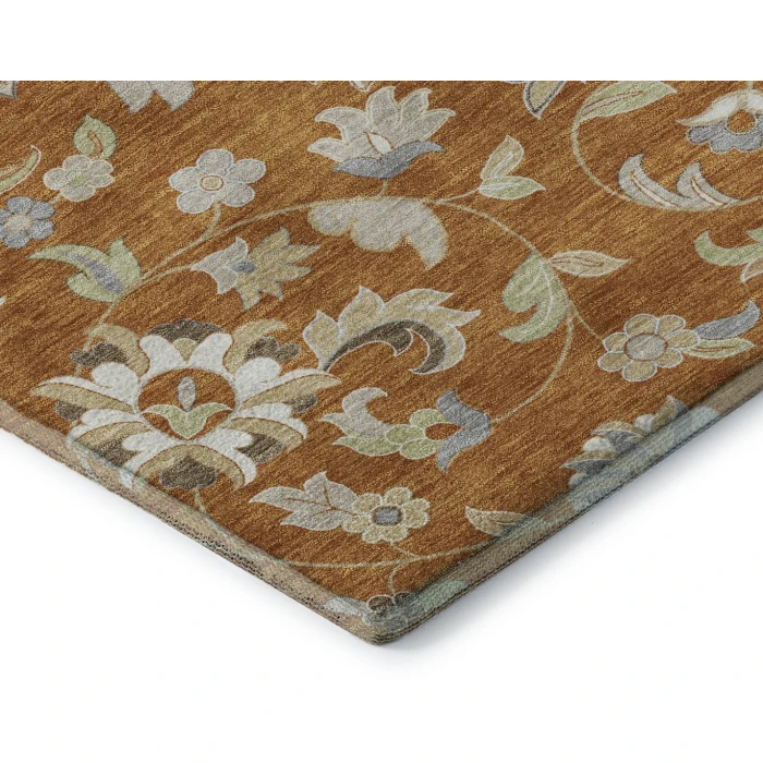 Addison Mayfield Orange AMF1006 2ft. 3in. x 7ft. 6in. Rect. Rug