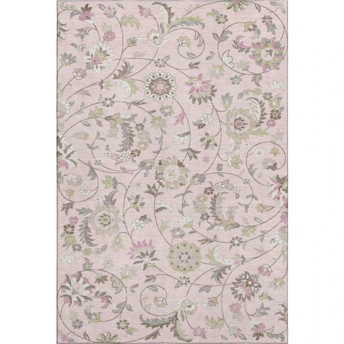 Addison Mayfield Pink AMF1006 - 8ft. Round Rug