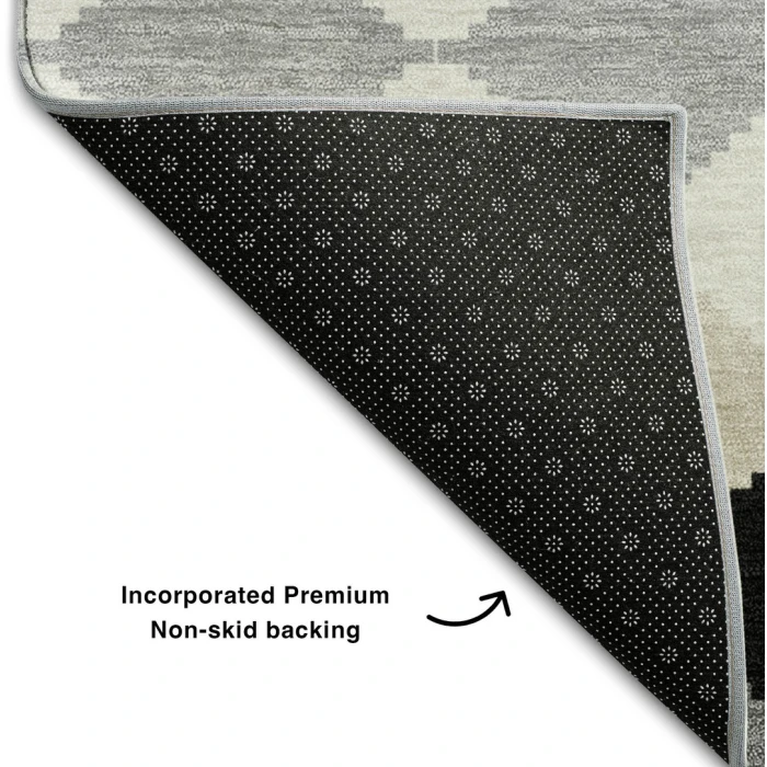Addison Mayfield Black AMF1007 - 8ft. Round Rug