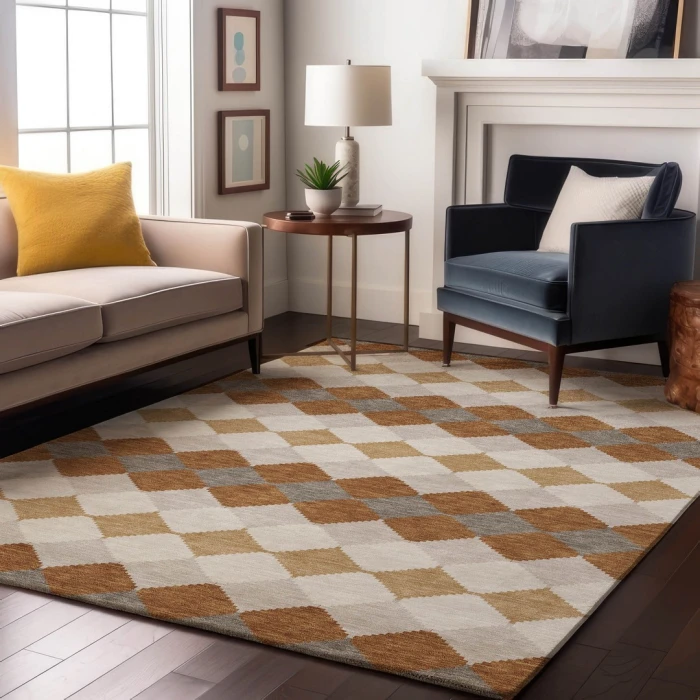 Addison Mayfield Orange AMF1007 8ft. x 10ft. Rect. Rug