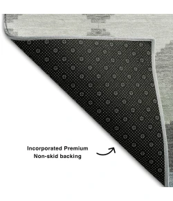 Addison Mayfield Gray AMF1007 - 8ft. Round Rug