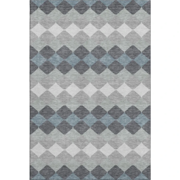 Addison Mayfield Gray AMF1007 - 8ft. Round Rug