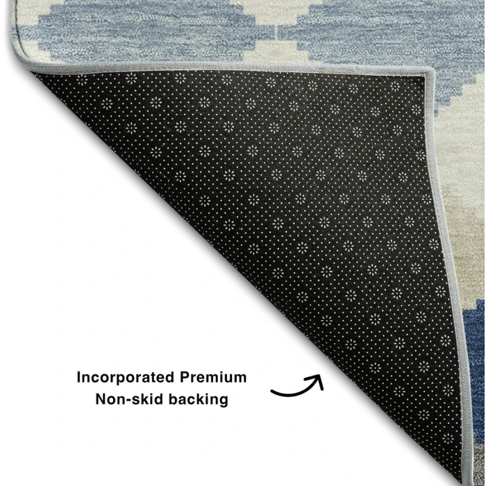 Addison Mayfield Blue AMF1007 2ft. 3in. x 7ft. 6in. Rect. Rug