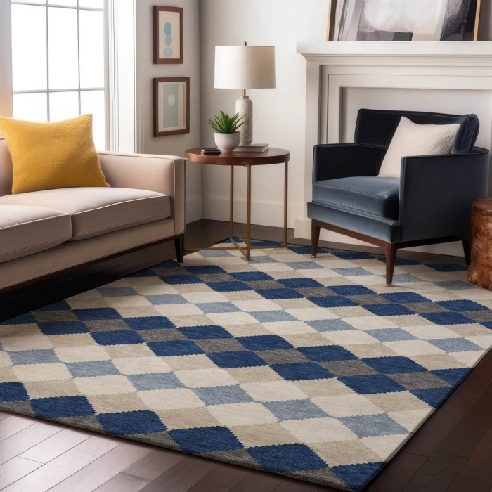 Addison Mayfield Blue AMF1007 2ft. 3in. x 7ft. 6in. Rect. Rug