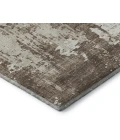 Addison Mayfield Brown AMF1008 - 8ft. Round Rug