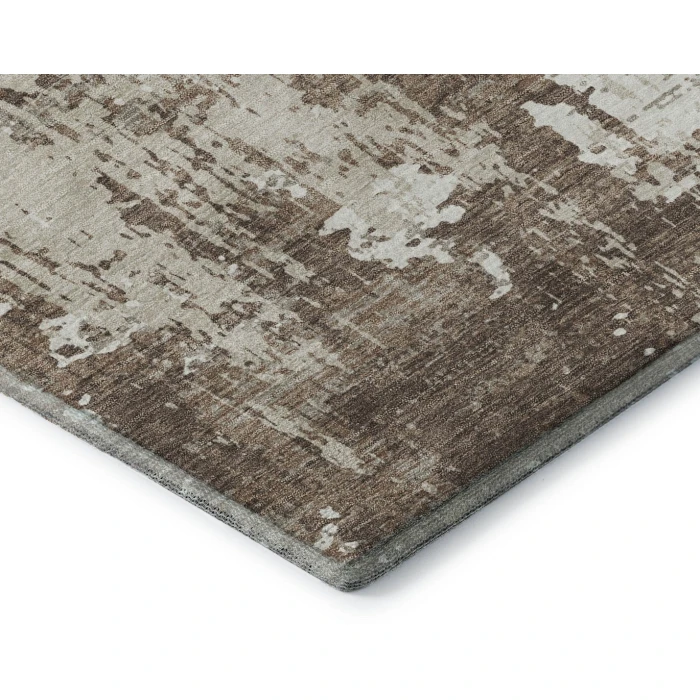 Addison Mayfield Brown AMF1008 - 8ft. Round Rug