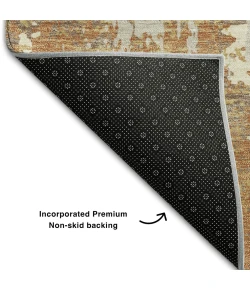 Addison Mayfield Orange AMF1008 2ft. 3in. x 7ft. 6in. Rect. Rug