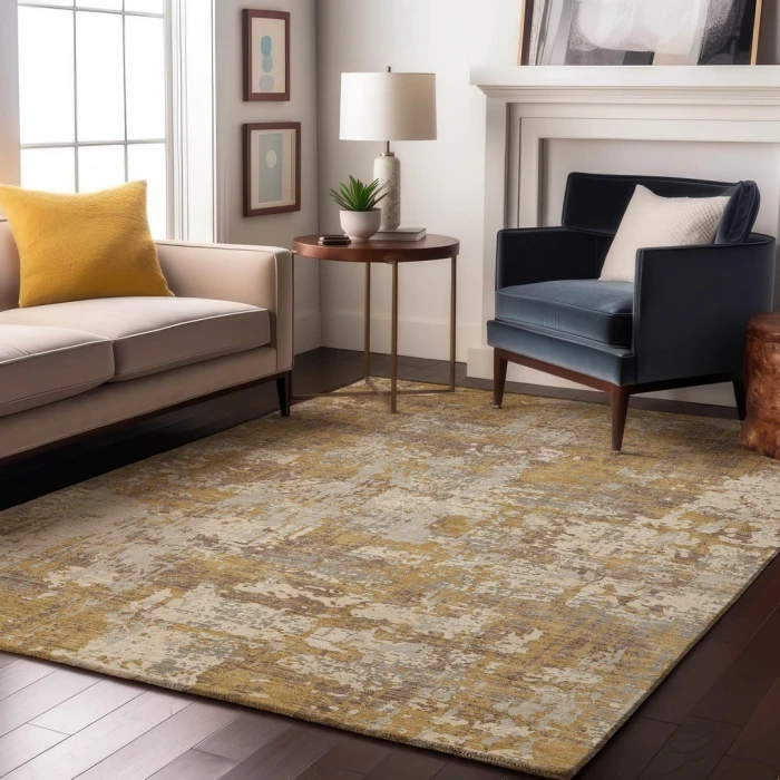 Addison Mayfield Gold AMF1008 5ft. x 7ft. 6in. Rect. Rug
