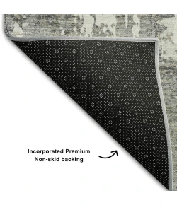 Addison Mayfield Gray AMF1008 - 8ft. Round Rug
