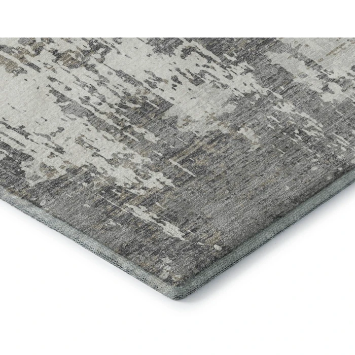 Addison Mayfield Gray AMF1008 - 8ft. Round Rug