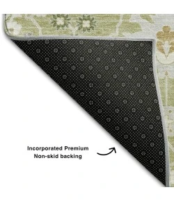 Addison Mayfield Green AMF1009 - 8ft. Round Rug