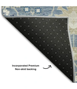 Addison Mayfield Blue AMF1009 - 8ft. Round Rug