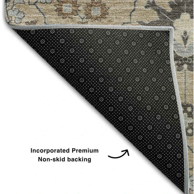 Addison Mayfield Brown AMF1009 - 8ft. Round Rug