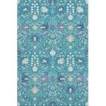 Addison Mayfield Teal AMF1009 - 8ft. Round Rug
