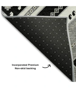 Addison Mayfield Black AMF1010 - 8ft. Round Rug