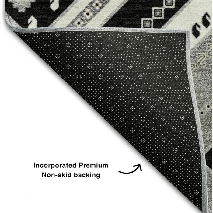 Addison Mayfield Black AMF1010 - 8ft. Round Rug