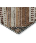 Addison Mayfield Orange AMF1010 - 8ft. Round Rug