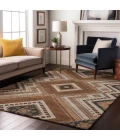 Addison Mayfield Orange AMF1010 - 8ft. Round Rug