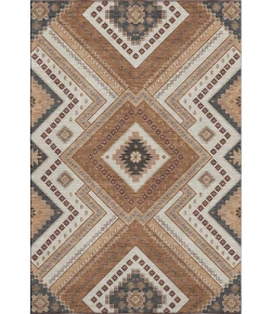 Addison Mayfield Orange AMF1010 - 8ft. Round Rug
