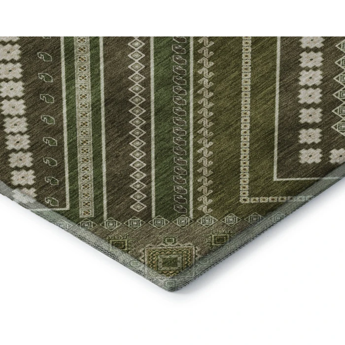 Addison Mayfield Green AMF1010 - 8ft. Round Rug