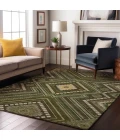 Addison Mayfield Green AMF1010 - 8ft. Round Rug