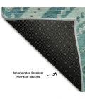 Addison Mayfield Teal AMF1010 2ft. 3in. x 7ft. 6in. Rect. Rug
