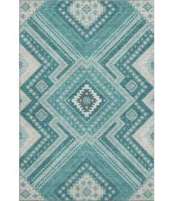 Addison Mayfield Teal AMF1010 2ft. 3in. x 7ft. 6in. Rect. Rug