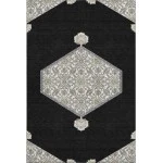 Addison Mayfield Black AMF1011 - 8ft. Round Rug