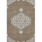Addison Mayfield Brown AMF1011 - 8ft. Round Rug