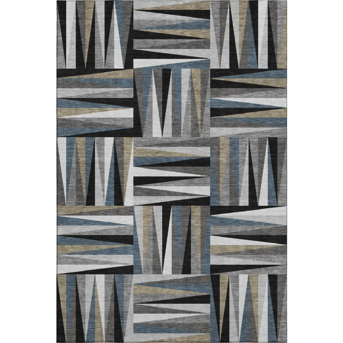 Addison Mayfield Black AMF1012 8ft. x 10ft. Rect. Rug