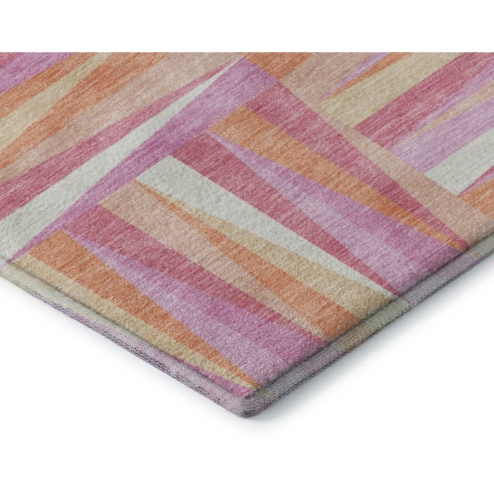 Addison Mayfield Pink AMF1012 2ft. 3in. x 7ft. 6in. Rect. Rug