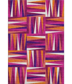 Addison Mayfield Red AMF1012 - 8ft. Round Rug