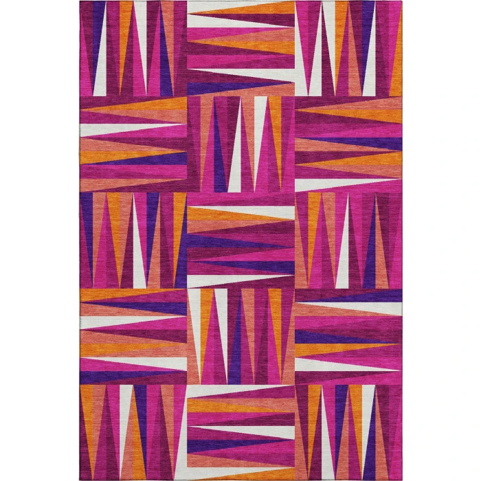 Addison Mayfield Red AMF1012 - 8ft. Round Rug