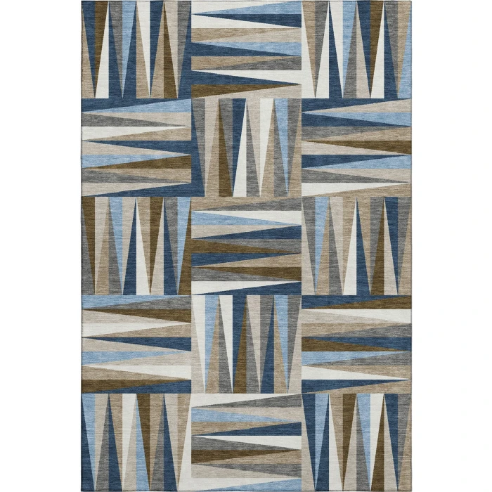 Addison Mayfield Blue AMF1012 2ft. 3in. x 7ft. 6in. Rect. Rug