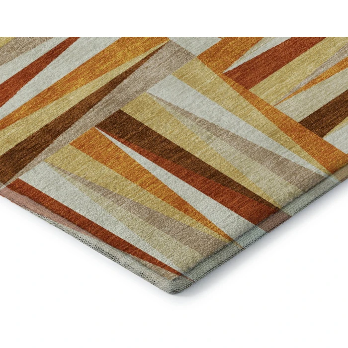 Addison Mayfield Orange AMF1012 2ft. 3in. x 7ft. 6in. Rect. Rug
