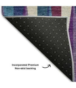Addison Mayfield Purple AMF1012 5ft. x 7ft. 6in. Rect. Rug
