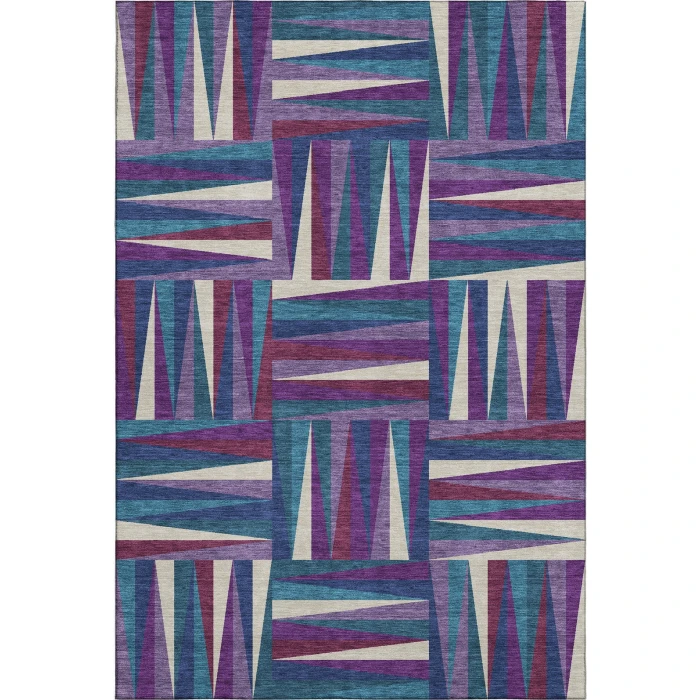 Addison Mayfield Purple AMF1012 5ft. x 7ft. 6in. Rect. Rug