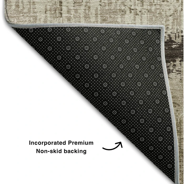 Addison Mayfield Brown AMF1013 - 8ft. Round Rug