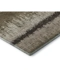 Addison Mayfield Brown AMF1013 - 8ft. Round Rug