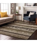 Addison Mayfield Brown AMF1013 - 8ft. Round Rug